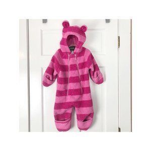 LL Bean Fleece Striped Bunting 6-12m